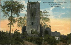 Ruins of the Tower and Cathedral of St. Anastasius, Panama Viejo Postcard