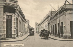 TUCUMAN Calle Laprida Postcard