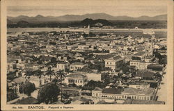 SANTOS Brazil Postcard Postcard