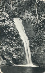 Blue Basin Waterfall Postcard