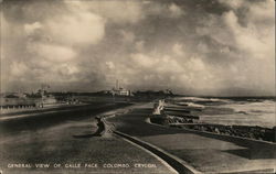 General View of Galle Face, Colombo, Ceylon Postcard