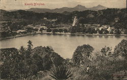 Kandy, Ceylon. Postcard