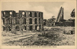 Jantar Mantar or observatory, Delhi India Postcard Postcard