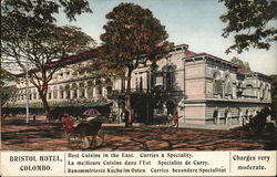 Bristol Hotel Colombo Sri Lanka Southeast Asia Postcard Postcard