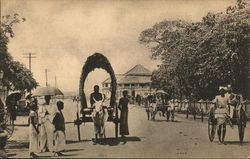 Colpetty Road, showing Colombo Club Sri Lanka Southeast Asia Postcard Postcard