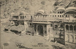 Temples at the Galta Jaipur, India Postcard Postcard