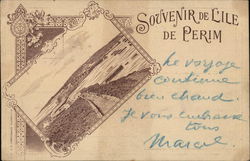 Souvenir de L'ile de Perim Postcard