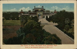 The Tomb of Akber the Great Alias Sikandra, Agra. Postcard