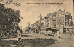 Sitaram Buildings Market Postcard