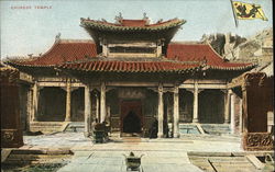 Chinese temple. China Postcard Postcard Postcard