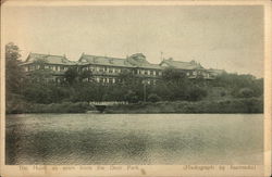 Nara Hotel - View from Deer Park Japan Postcard Postcard