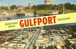 Greetings From Gulfport Postcard