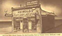 Original Bar Made Famous By Jack London, Webster Street Postcard