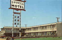 Shore Motel, 1059 South Seaward At Pierpont Postcard