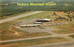 Hickory Municipal Airport Postcard