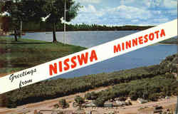 Greetings From Nisswa Postcard