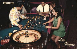 Roulette Wheel, Circus Circus Postcard