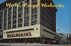 World's Largest Woolworth's Denver, CO Postcard Postcard Postcard