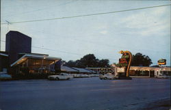 The Drake Motel and Restaurant Postcard