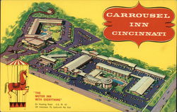 Carrousel Inn Cincinnati, OH Postcard Postcard Postcard