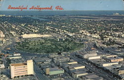 Beautiful Hollywood, Fla. Postcard