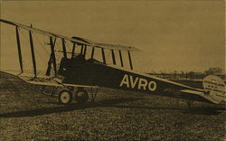 Avro 540K, 1921, Quantas Airlines Postcard