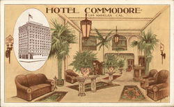 Hotel Commodore Los Angeles, CA Postcard Postcard Postcard