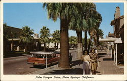 Palm Canyon Drive, Palm Springs, California Postcard Postcard Postcard