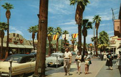 Looking North On Palm Canyon Drive Palm Springs, CA Postcard Postcard Postcard