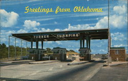 Greetings from Oklahoma - Turner Turnpike Postcard