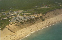 Nauset Beach and Light, Eastham on Cape Cod Massachusetts Postcard Postcard Postcard