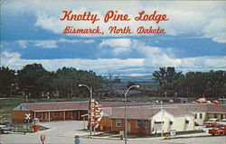 Knotty Pine Lodge Bismarck, ND Postcard Postcard Postcard