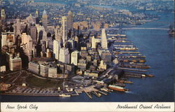 New York City Northwest Orient Airlines Postcard Postcard Postcard