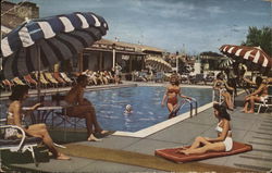 Hotel Last Frontier - Swimming Pool Las Vegas, NV Postcard Postcard Postcard