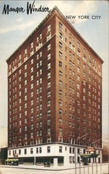 Manger Windsor Hotel New York, NY Postcard Postcard Postcard