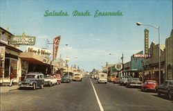 Avenida Ruiz Ensenada, Mexico Postcard Postcard Postcard