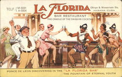 La Florida Bar Restaurant Havana, Cuba Postcard Postcard Postcard