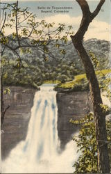 Salto de Tequendama Bogota, Colombia South America Postcard Postcard Postcard