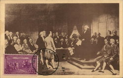 The Signing of the Declaration of Independence Bicentennial Postcard