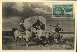 Emigrant Train, Washington Territory Centennial Postcard Postcard Postcard