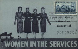 Women in the Services Maximum Cards Postcard Postcard Postcard