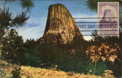 The Devil's Tower Devils Tower, WY Postcard Postcard Postcard