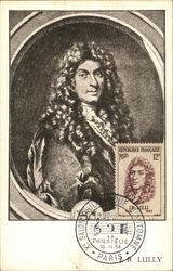 J.B. Lully: First Day Cover Postcard