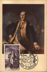 Portrait of General Washington by Charles Wilson Peale Monaco Postcard Postcard Postcard