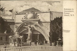 Entrance to Dreamland Coney Island, NY Postcard Postcard Postcard