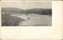 Barryville and Shohola Bridge New York Postcard Postcard Postcard