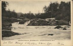 Napanoch Stream New York Postcard Postcard Postcard