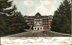 Approach to Main Building, Vassar College Postcard