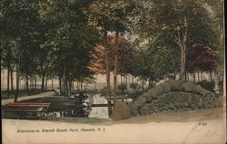 Brook Scene, Branch Brook Park Postcard