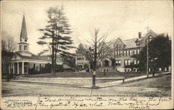 Tarrytown High School and Second Reformed Church Postcard